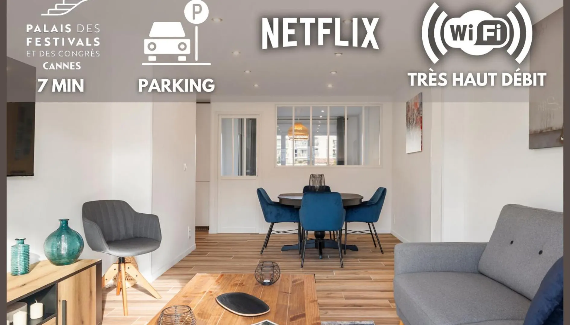Private Apartment - Family - Palais Des Festival - Parking - 칸느
